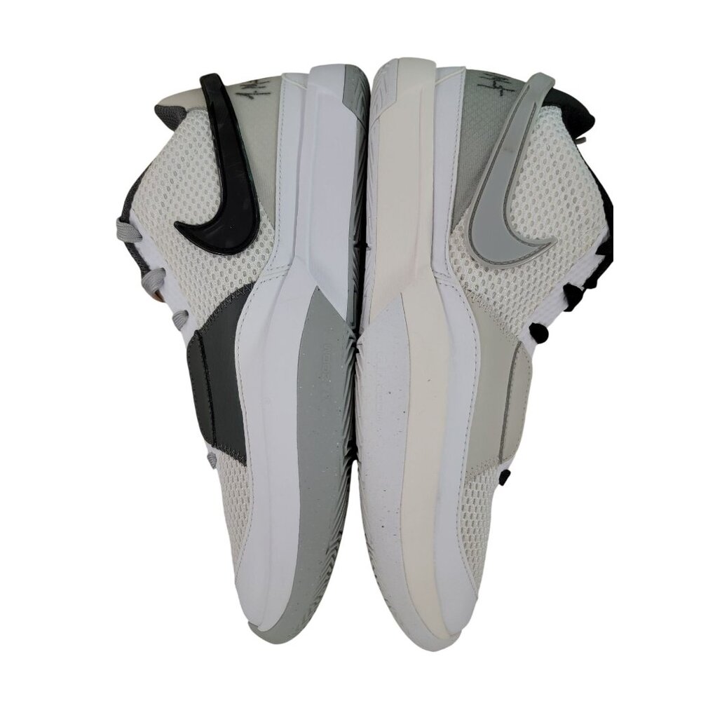 Nike Zoom Freak 4 Basketball Shoes Size 8 White & Gray Mesh Mens - Picture 2 of 9